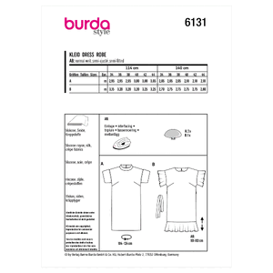 6131 BUR MISSES DRESS Burda Sewing Pattern 6131