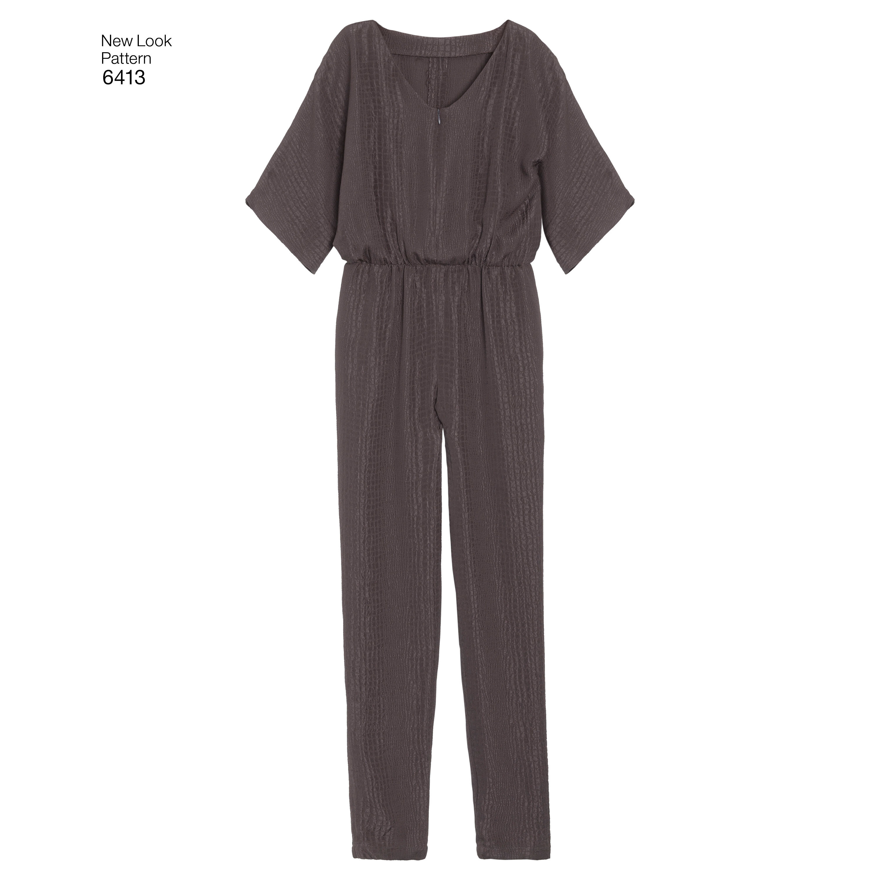 New Look Pattern 6413 Misses' Jumpsuit and Dress in Two Lengths