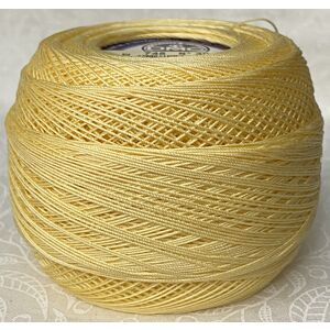 DMC Cebelia 30, #745 Light Pale Yellow, Combed Cotton Crochet Thread 50g