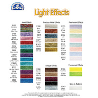 DMC Light Effects Thread, E135 GOLDEN DAWN Embroidery Floss, 8m Skein