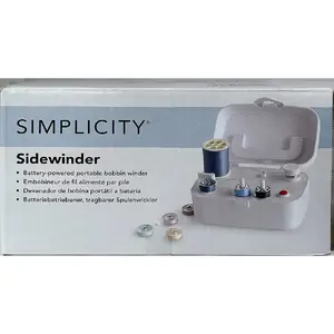 Simplicity Portable Sidewinder Bobbin Winder, Battery Operated