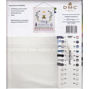 DMC, BEE SAMPLER Counted Cross Stitch Kit 587118, 30 x 34cm