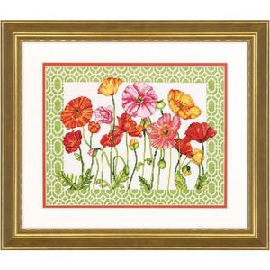 POPPY PATTERN Counted Cross Stitch Kit 70-35350