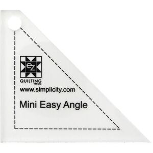 EZ Quilting Mini Easy Angle Jelly Roll Ruler & Free Pattern (882233)