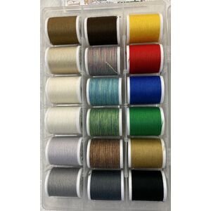 Madeira LANA Smart Box 18 x 200m Spools, Art No. 8051, Bonus Needles & CD