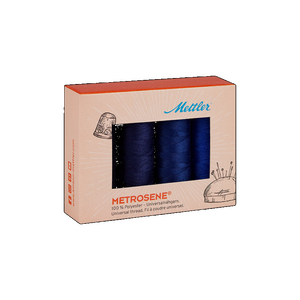 Metrosene NAVY Thread Pack 4 x 150m Spools