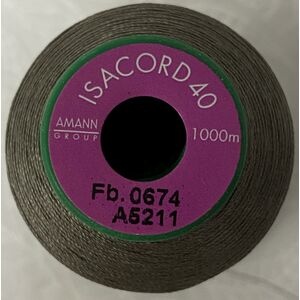 ISACORD 40 #0674 ARMOUR 1000m Machine Embroidery Sewing Thread