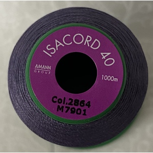 ISACORD 40 #2864 COLUMBINE 1000m Machine Embroidery Sewing Thread