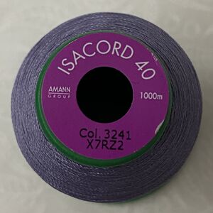 ISACORD 40 #3241 AMETHYST FROST 1000m Machine Embroidery Sewing Thread