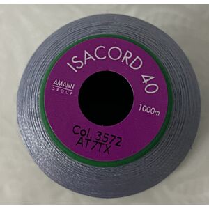 ISACORD 40 #3572 SUMMER GREY 1000m Machine Embroidery Sewing Thread