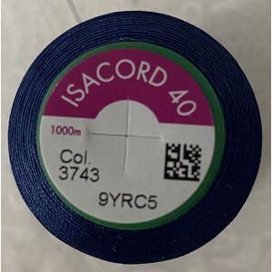 ISACORD 40 #3743 HARBOR 1000m Machine Embroidery Sewing Thread