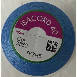 ISACORD 40 #3830 SURFS UP BLUE 1000m Machine Embroidery Sewing Thread