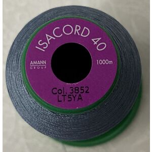 ISACORD 40 #3852 MANATEE 1000m Machine Embroidery Sewing Thread