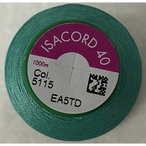 ISACORD 40 #5115 BACCARAT GREEN 1000m Machine Embroidery Sewing Thread