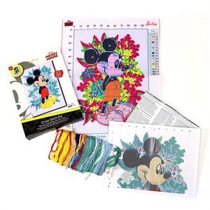 Disney MICKEY FOLIAGE 25x35cm No Count Cross Stitch Kit