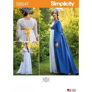 Simplicity Sewing Pattern S9041 Misses' Front Tie Dress In Three Lengths U5 Sizes 16-24