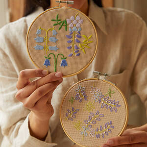 The Soothing Spring Embroidery Duo Kit, DMC Mindful Making TB164