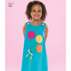 New Look Sewing Pattern 6504 Child Dresses