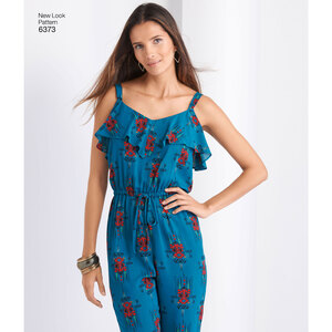 New Look Sewing Pattern 6373 Misses' Jumpsuit or Romper and Dresses