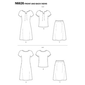 New Look Sewing Pattern N6626 Misses' Sportswear