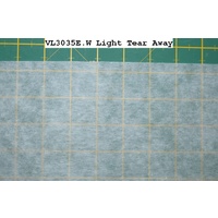 Vilene Tearaway Light 30cm Wide, Per Metre, Embroidery Stabiliser