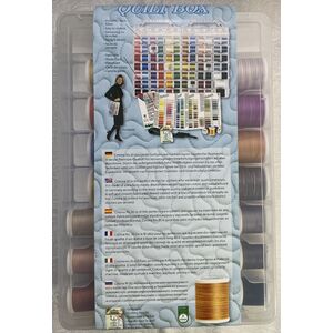 Madeira LANA Smart Box 18 x 200m Spools, Art No. 8051, Bonus Needles & CD