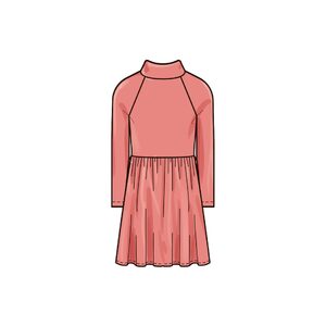 New Look Sewing Pattern N6773 Children’s and Girls’ Knit Dresses