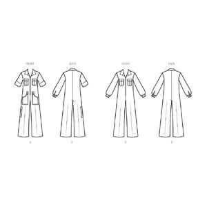 Simplicity Sewing Pattern S9700 Misses’ Vintage Jumpsuit Sizes 8-16