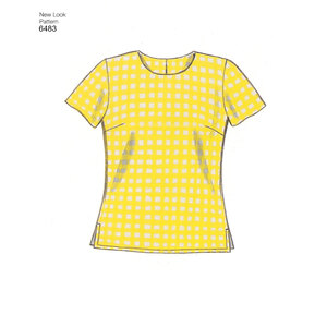 New Look Sewing Pattern 6483 Misses Tops