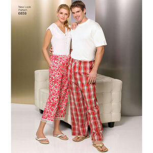 New Look Pattern 6859 Misses', Men's, & Teens' Separates