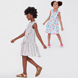 New Look Sewing Pattern N6630 Children's And Girls' Dresses