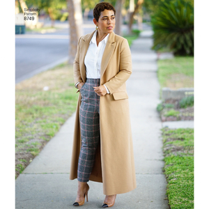 Simplicity Sewing Pattern 8749 Women's / Plus Size Mimi G Style Coat and Pant AA Sizes 10-18