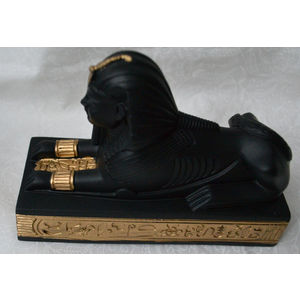 Egyptian Sphinx "Shesep Ankh" Statue 100 x 145mm, Heavy Resin, Gift Boxed