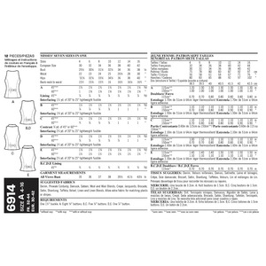 New Look Pattern 6914 Misses' Vests