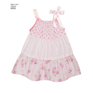 New Look Sewing Pattern 6353 Babies' Dresses and Panties