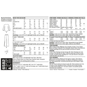 New Look Sewing Pattern 6582 Misses' Pants, Top and Clutch