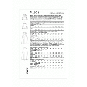 Vogue Sewing Pattern Misses Dress 1032A (Sizes 6-8, 10)