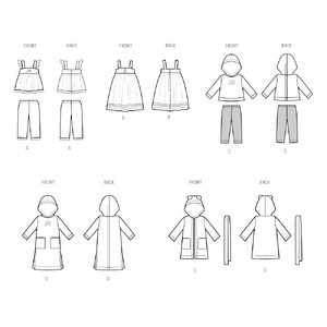 Simplicity Sewing Pattern S3059 18″ Doll Clothes by Elaine Heigl Designs OS