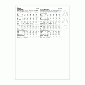 Simplicity Sewing Pattern S9638h5 Misses’ Jackets and Skirt by Mimi Gsz 6-14