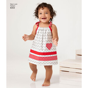 New Look Sewing Pattern 6353 Babies' Dresses and Panties