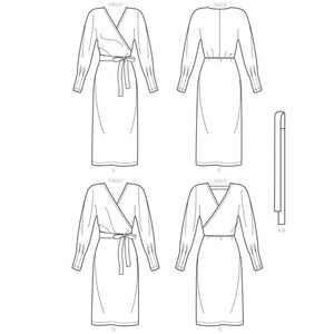 New Look Sewing Pattern N6680 Misses' Knit Dress