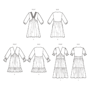 Simplicity Sewing Pattern S9702-Y5 Misses’ Dress Sizes 18-26