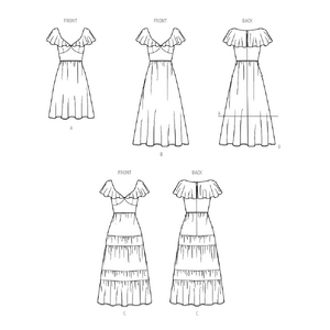 Simplicity Sewing Pattern S9703-D5 Misses’ Dresses Sizes 4-12