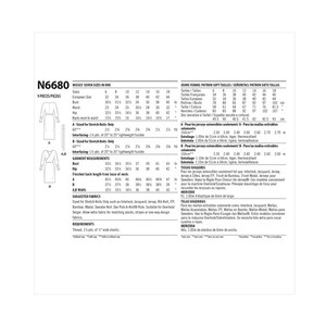 New Look Sewing Pattern N6680 Misses' Knit Dress