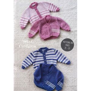 Crucci Knitting Pattern BOOK 1706, 13 New Designs for Baby