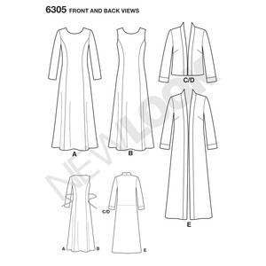 New Look Sewing Pattern 6305 Misses' Sportswear Pattern