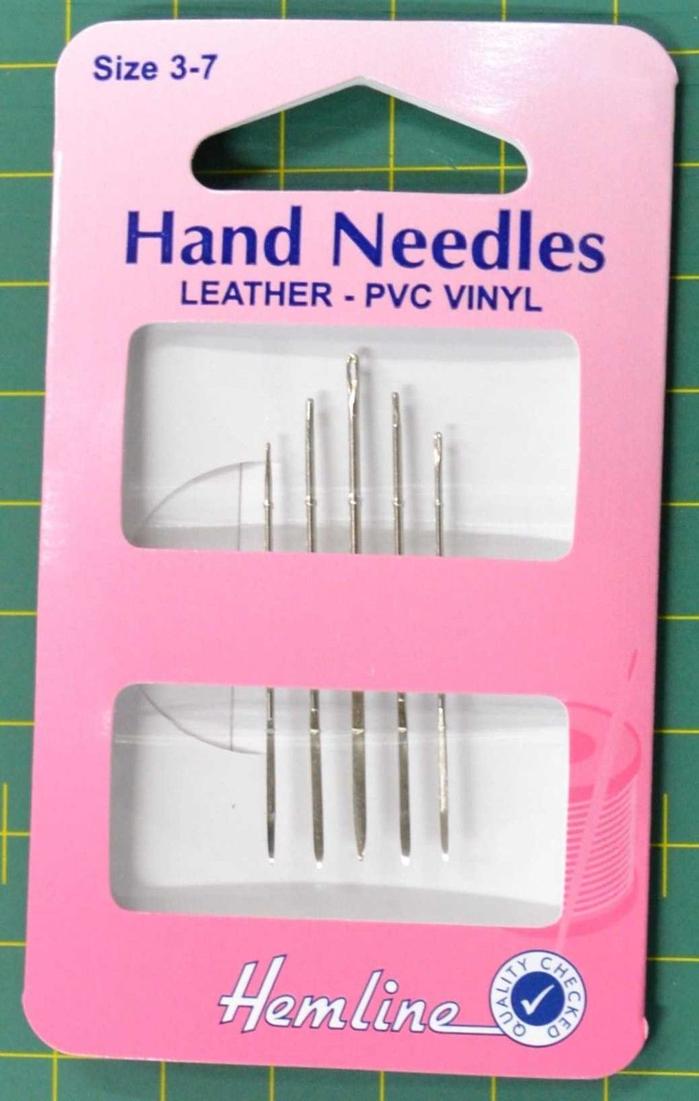 Leather Needles Size 3-7, Pack of 5, Suits Leather, PVC, Vinyl, Suede ...