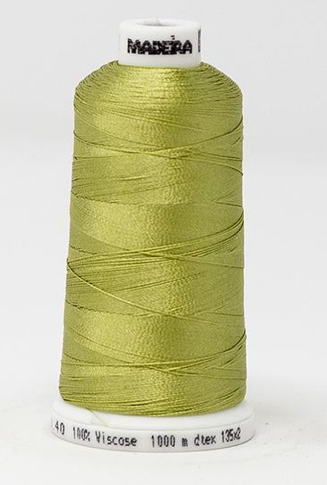 Perle (Pearl) Cotton Thread - Size 8 - Moss Green - 75 Yard Spools