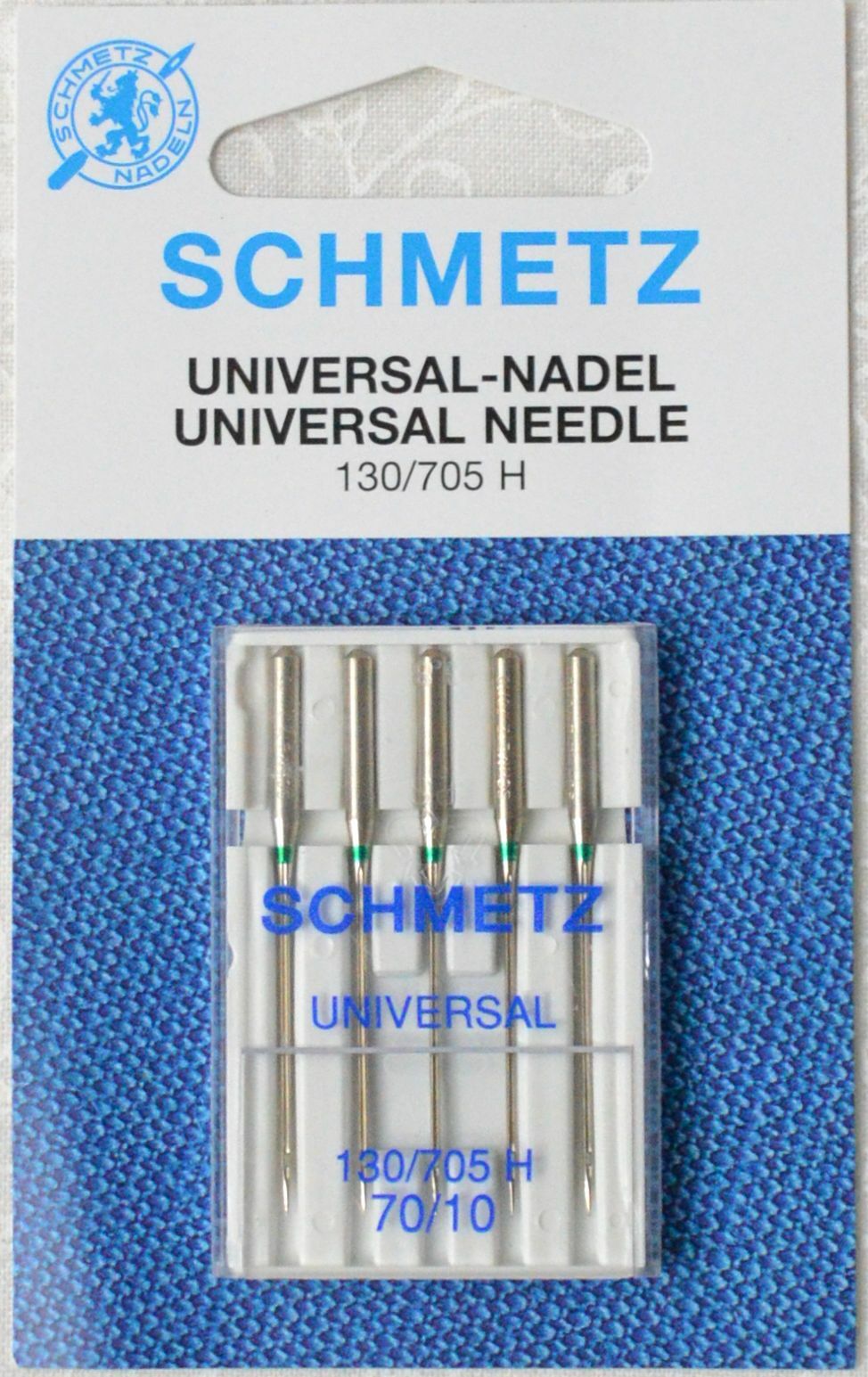 Schmetz Universal Machine Needle Sizes 70/10 to 100/16, 10 count
