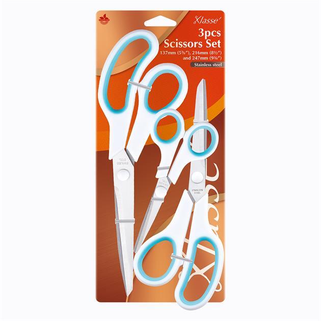 Klasse Premium Scissors Set Rose Gold 3PC